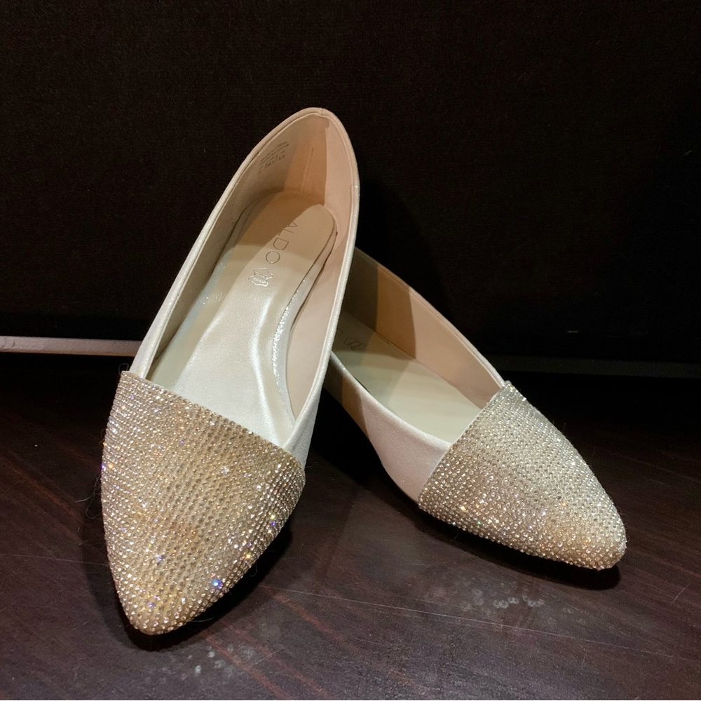 Aldo Rhinestone Flats - Picture 2 of 4